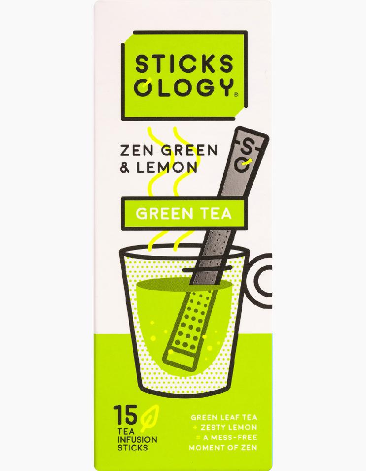 【限時優惠】Sticksology-醒神檸檬綠茶(15支裝）