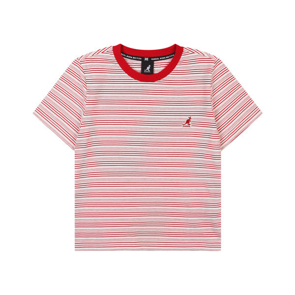 Kangol - WMNS Joy Stripe T-shirt 2730 RED
