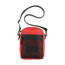 W.P.C. - 【K108-916】紅色 - 日本Kiu系列600D耐用防撥水拉鍊潮流斜孭袋
