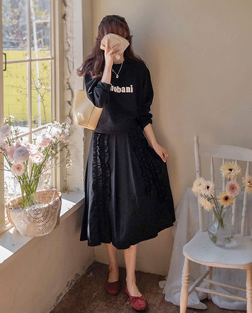leelin - [봄코디로는 입체적 레터링 세련된 티[size:F(55~66)]]♡韓國女裝上衣