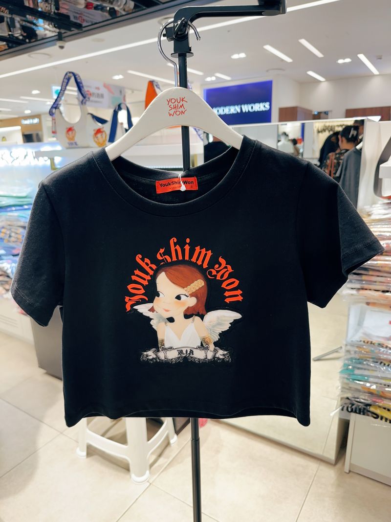 【限時優惠】YOUK SHIMWON Angel Crop T-shirt RIA